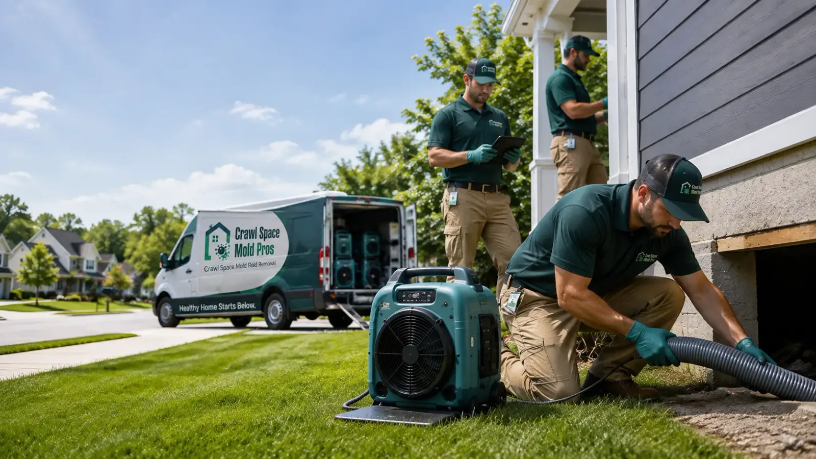 Crawl Space Mold Removal in Red Wing, MN